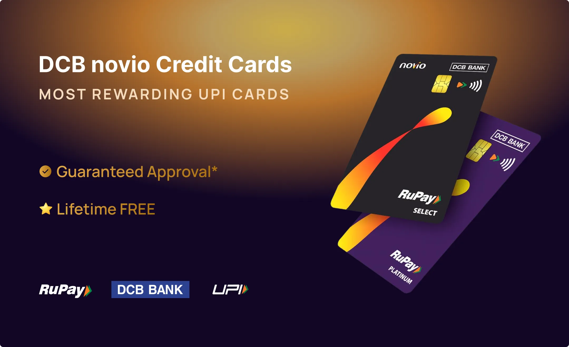 DCB novio Credit Cards